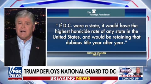 Hannity: Baghdad Is Safer Than D.C