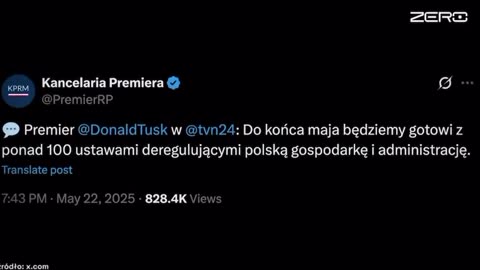 Jak tam 100 ustaw deregulacyjnych⁉️🔥 ➡️„Platforma nie rozumie, że to nie są czasy