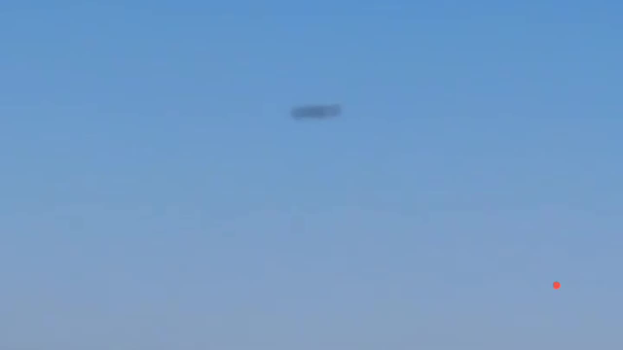 An IDF helicopter intercepts an Iranian drone