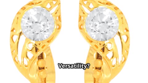 Trendy Fish Cut Gold Earrings – Everlite by Senco Collection