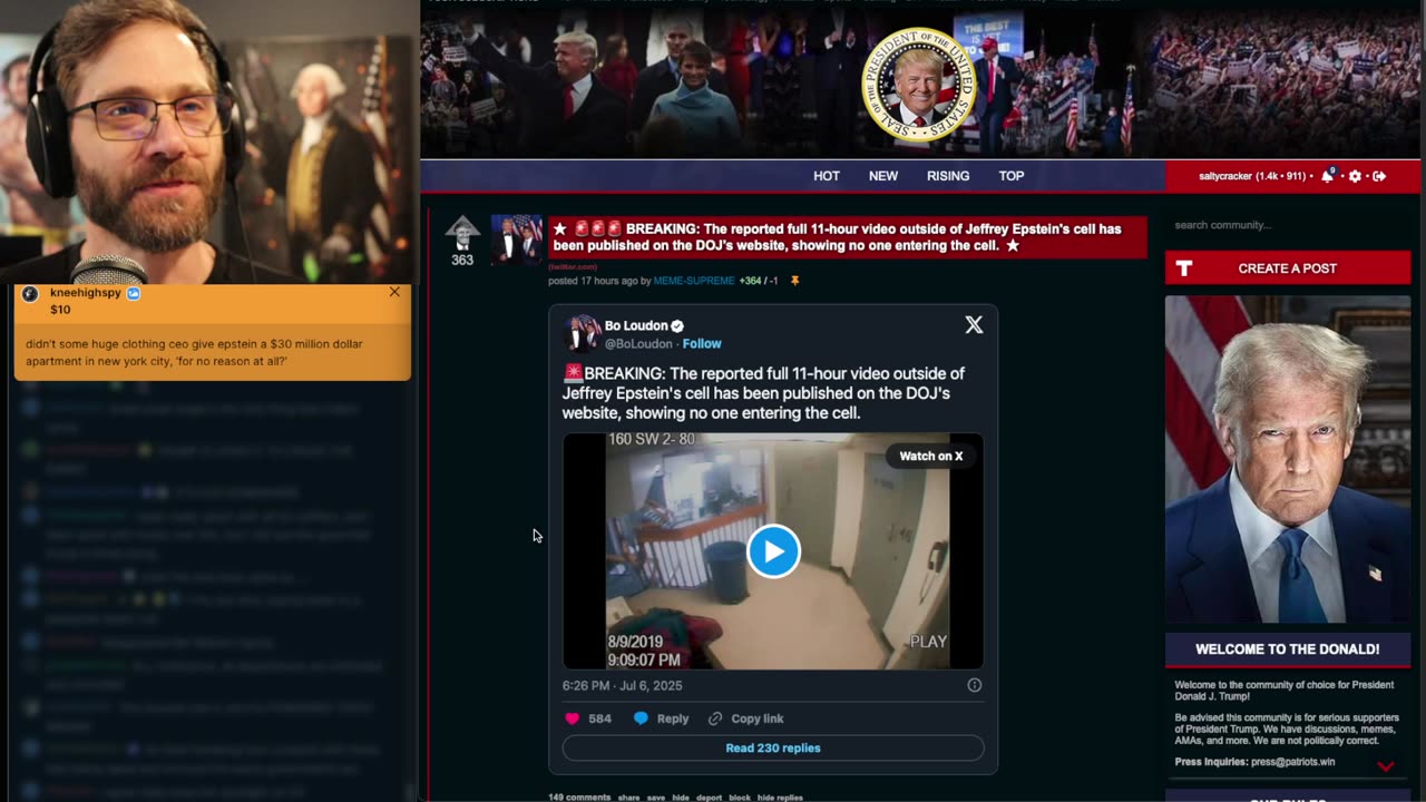 TheSaltyCracker: Trump's DOJ is Compromised SaltCast .......