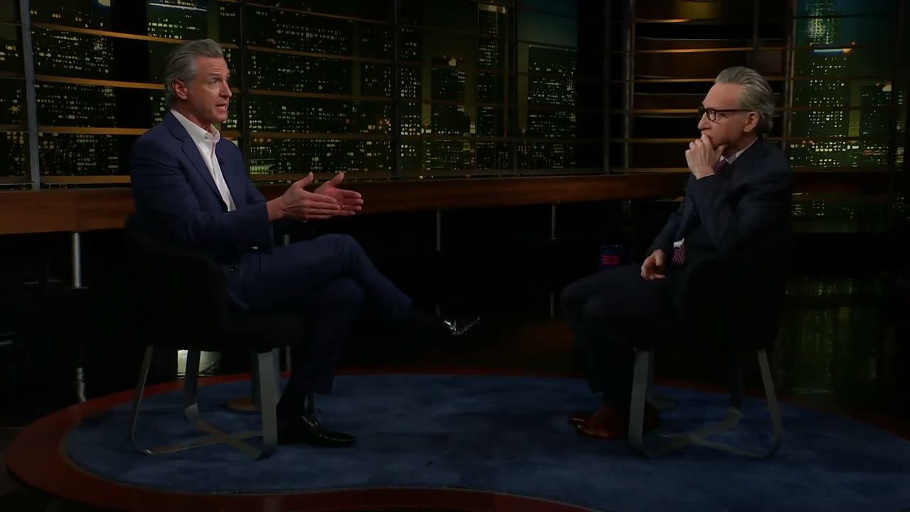 Newsom’s rebrand as a moderate falls apart when Bill Maher calls out California’s rule