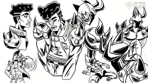 Black Liquid Character 01