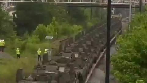 Tanks hauling into DC for Trump’s Army parade next Saturday