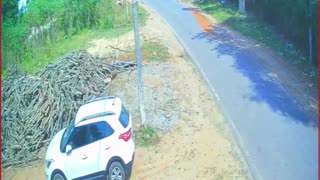 Tyre Burst Horror: Workers Thrown Out as Pickup Truck Overturns on Karnataka Highway