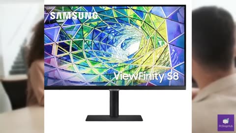 Samsung 27” S80UA 4K UHD IPS HDR10 High Resolution Monitor, USB-C, Eye Saver Mod