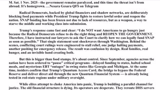 WTPN SITUATION UPDATE FEATURING RESTORED REPUBLIC 11/5/25