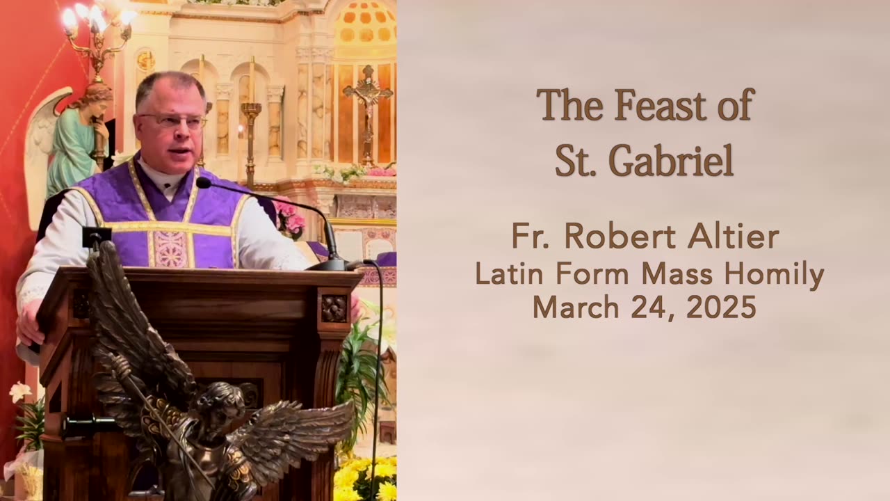 The Feast of St. Gabriel
