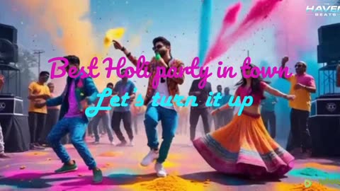 "Hip-Hop x Bollywood Holi Bash – Colors, Beats & Madness!"