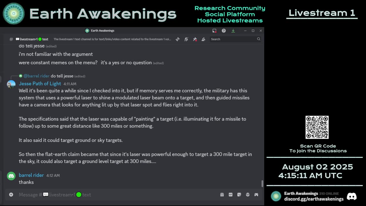 Earth Awakenings - Livestream 1 - #3331