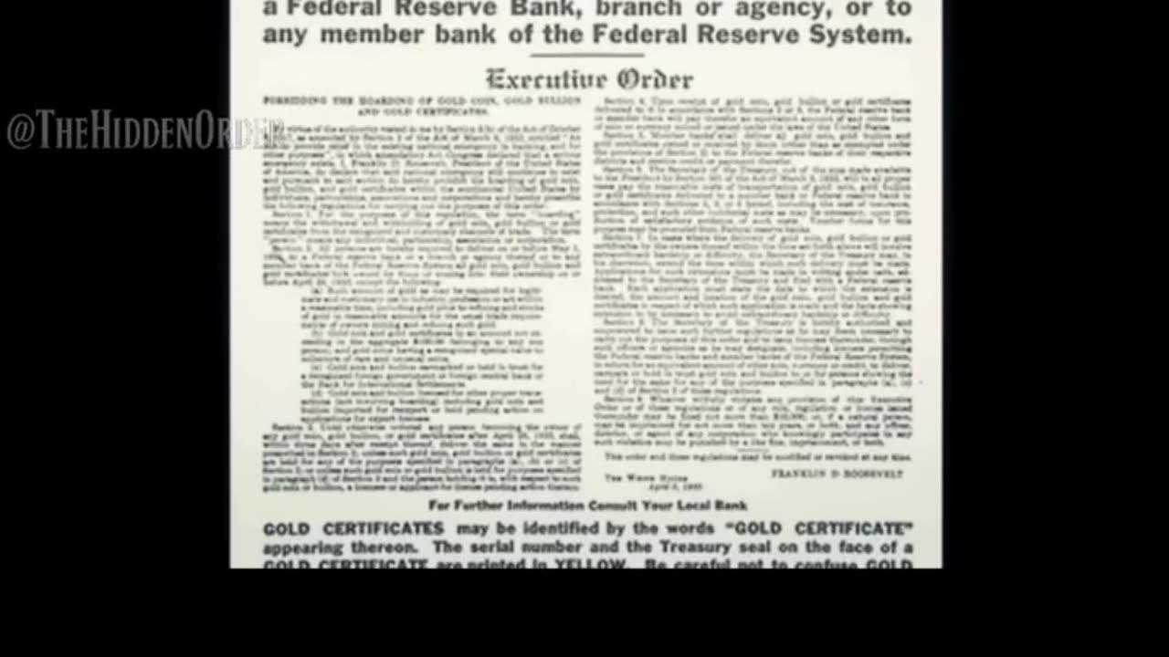 1933 Gold Seizure