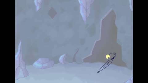 LINEART : The wind gem in the cave