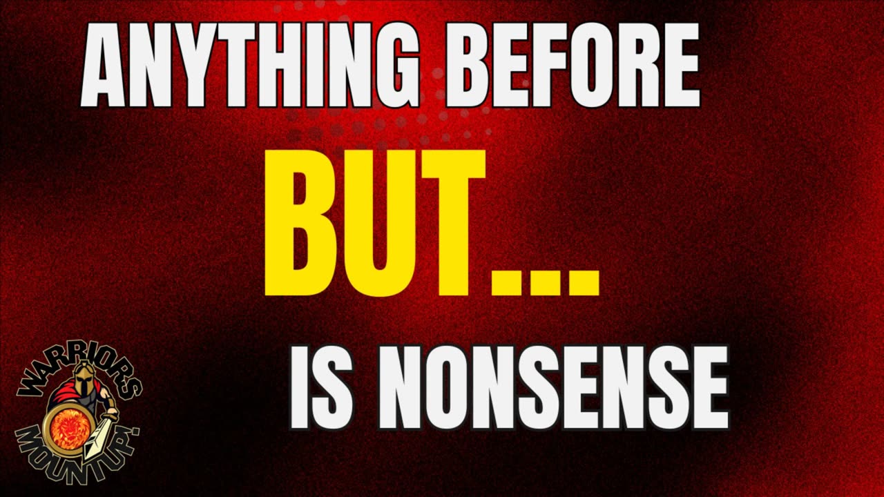 Anything Before But is Nonsense