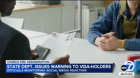 State Department suggests revoking visas of those making light of Kirk's killing
