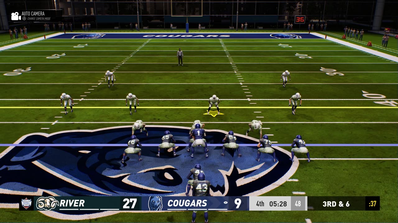 Maximum Football New York West Cougars Dynasty Yr 1 Game 11 Rampage Vs Cougars CPU Vs CPU