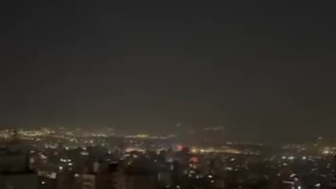 Footage of the first Israeli strikes on Tehran