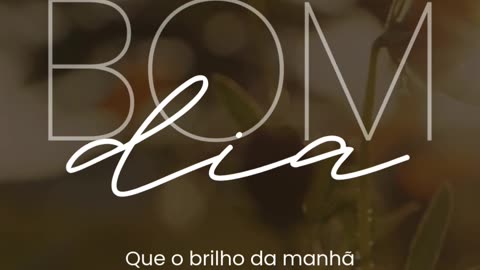 Bom dia!