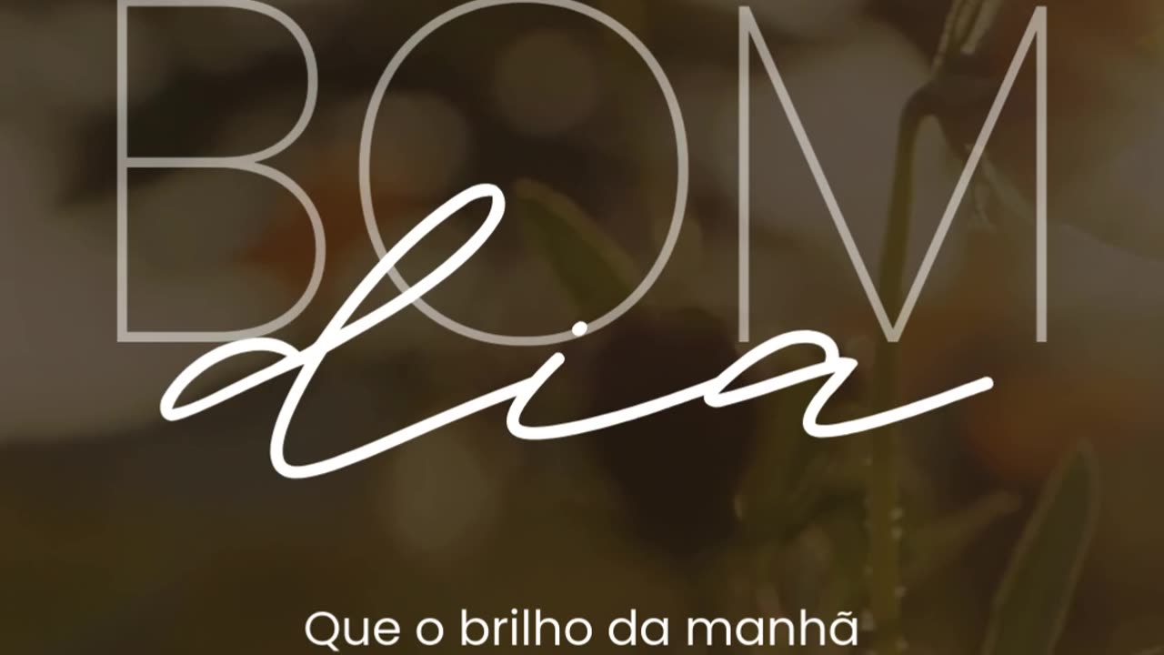Bom dia!