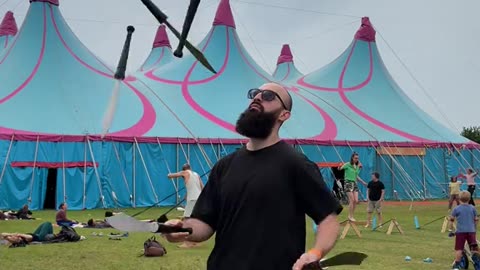 Circus performance video