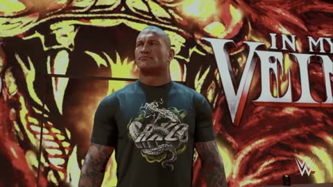 wwe 2k25 133 universe Logan Paul VS Randy Orton