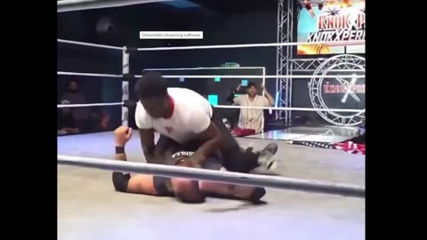 Raja Jackson Loses Control on Kick – Nearly Kills Wrestler