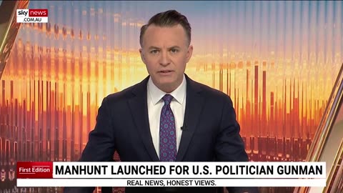 Manhunt underway for gunman following ‘politically motivated assassination’ of US politician