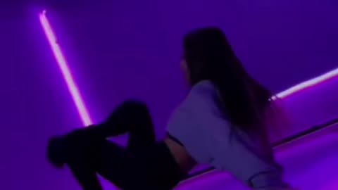 Beautiful hot girl viral nigh light dance 39