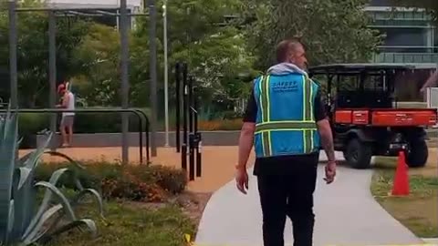 DISGUSTING: WEHO EMPLOYEES WEARING TERROR SHAWLS TO HONOR THEIR QUEER COMRADE ELIAS RODRIGUEZ.