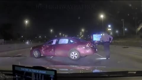 This is the luckiest cop in the entire world.