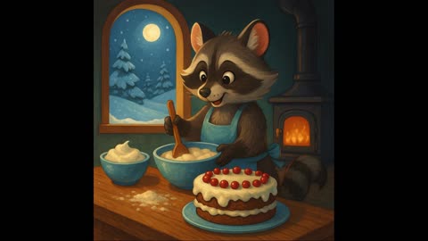 كعكة الراكون الشتوية للحفلة - حكايات داكوتا الشمالية - North Dakota Fairytales