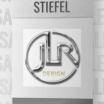 High Heel Stiefel im Denim Look