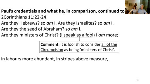 June 8, 2025 - 2 Corinthians 11:16-12:7 - Myself I Will Not Glory - Rightly Dividing