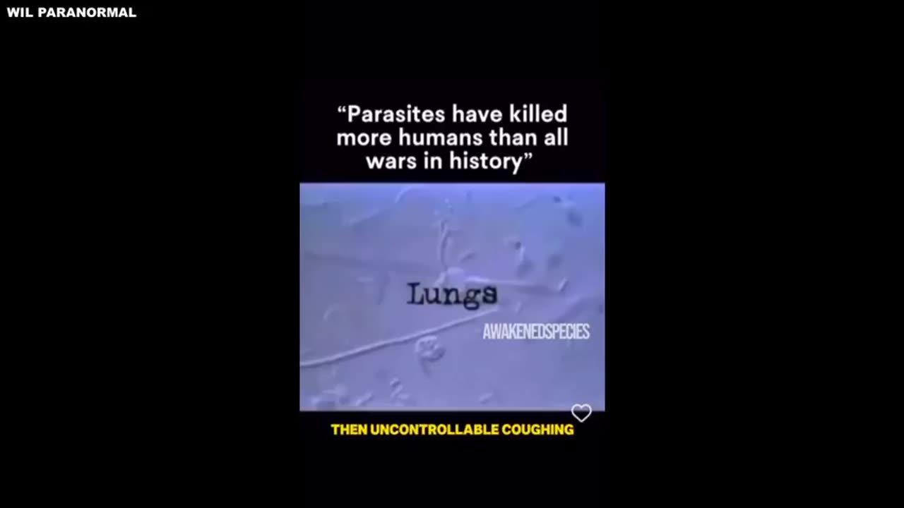 DEADLY PARASITES LIVE IN EVERYONE AND WHAT ELSE ARE THEY NOT TELLING US?