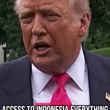 Trump Deal with Indonesia