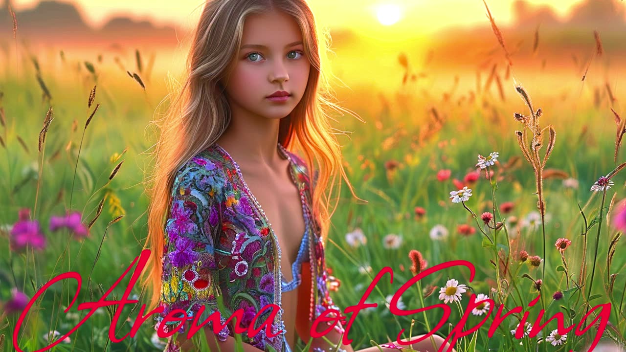 Electronic Music. Song Aroma of Spring