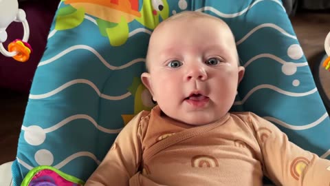 Baby Tries to Talk... or Is It Something Else? 😂 | Baby Kayla Day 142