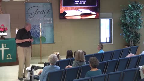June 29, 2025 Sermon at Lamb of God - 1 Kings 19:7-21; Luke 9:51-62