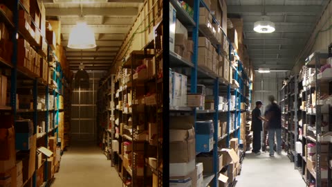 ActiveLED vs. HID Lighting in a Warehouse