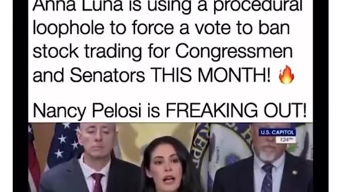 President Trump posts in support of Rep. Anna Paulina Luna, "Nancy Pelosi is FREAKING OUT!"