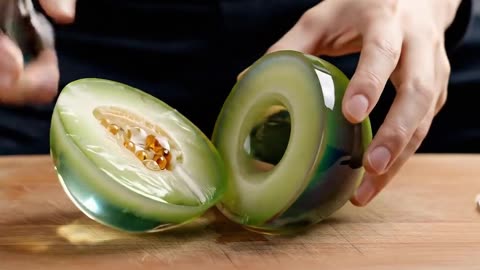 Glass Fruit Slicing ASMR