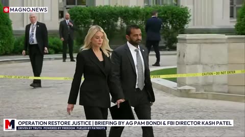 Operation Restore Justice | Briefing by AG Pam Bondi & FBI Director Kash Patel [LIVE]
