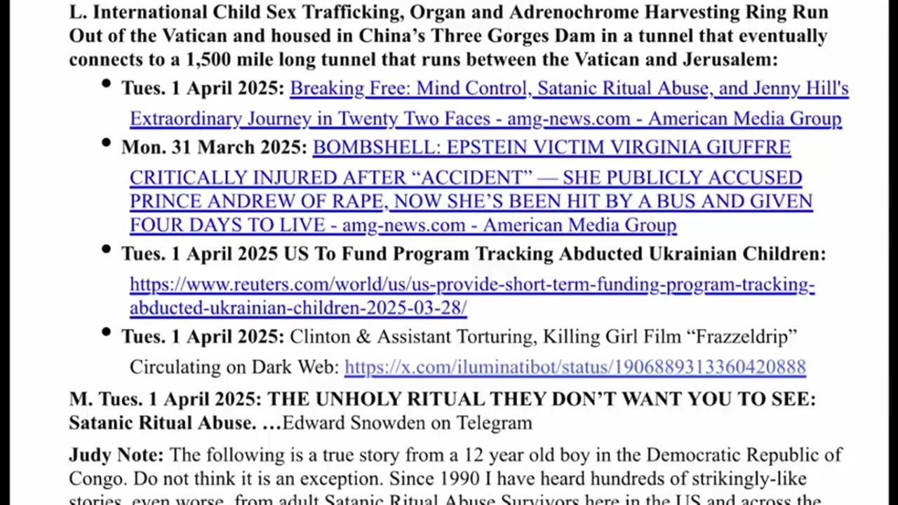 Restored Republic Situation Update 4/4/25