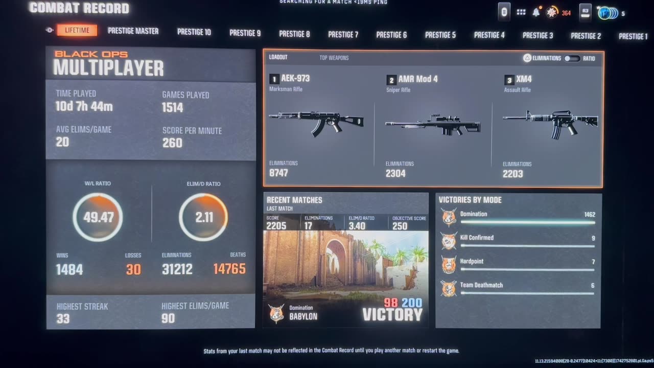 Losing Player Says We Have No Life.