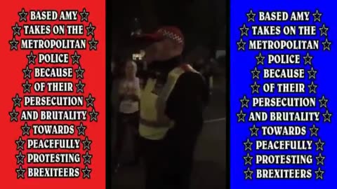 Based Amy VS UK Met Police - Brexit Yellow Vests 2019