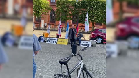 Greifswald - Jens mit seiner Rede