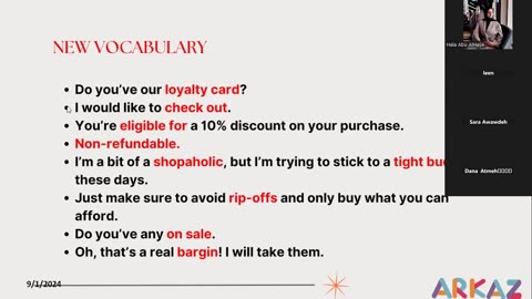 Talking about Shopping(8)