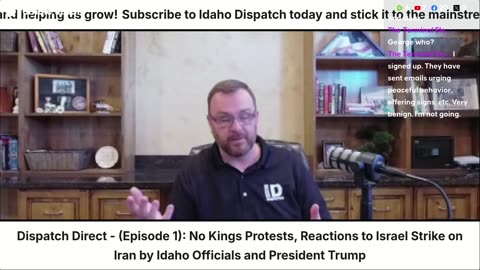 No Kings Protests in Idaho - Dispatch Direct (Ep. 1)