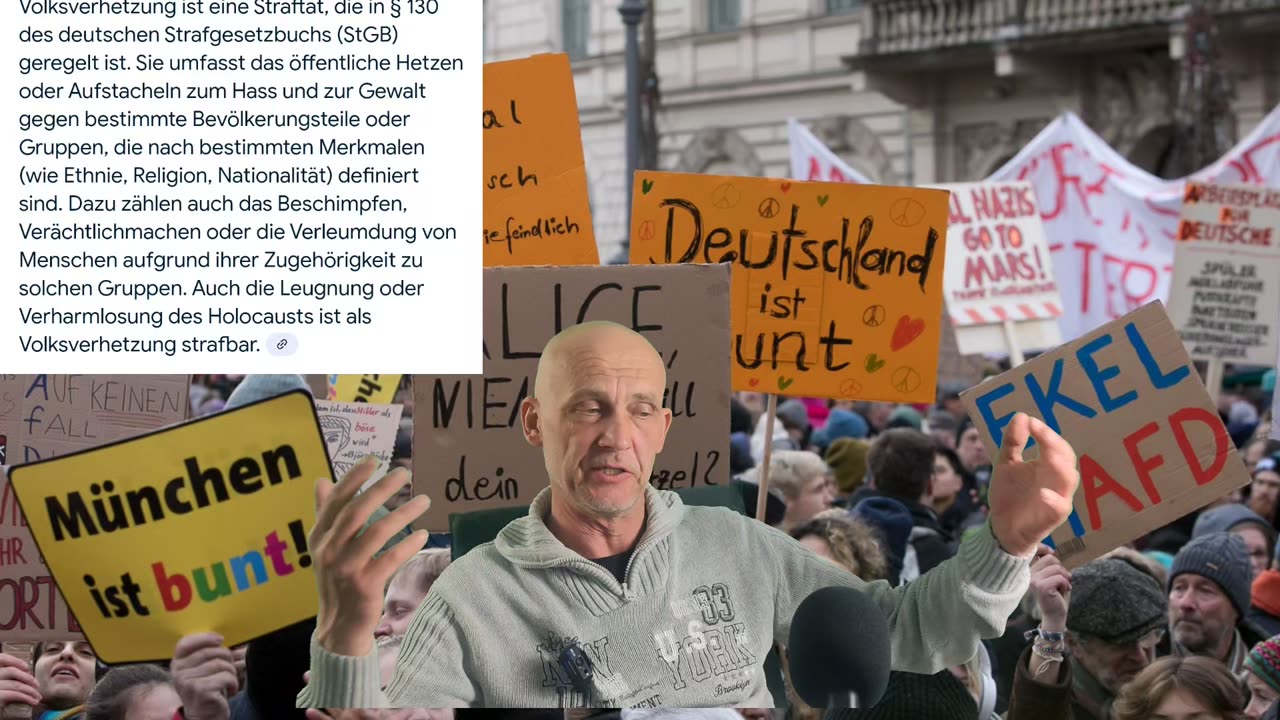 Nie wieder ist jetzt, war die Hexenverbrennung, war 1914 und 1933.