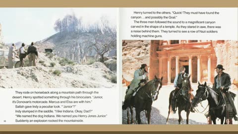 Indiana Jones and the Last Crusade Read-Along Adventure from 1989