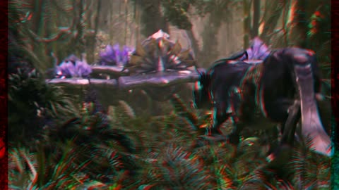 4K Anaglyph 3D | Avatar James Cameron Jungle Escape Clip